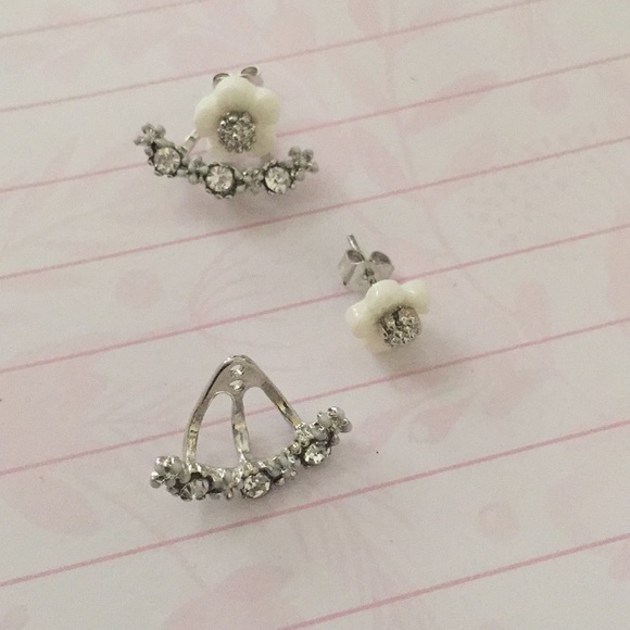 Fashoin Earrings 2 in 1 - Picture 2 of 2